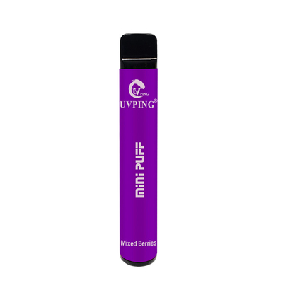CE TPD Sertifikaları %0 / %2 Nikotin Tek Kullanımlık Vape Stick 600 Puf